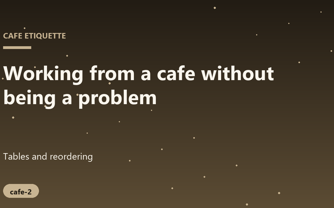 The Unwritten Rules of Working at a Local Coffee Shop