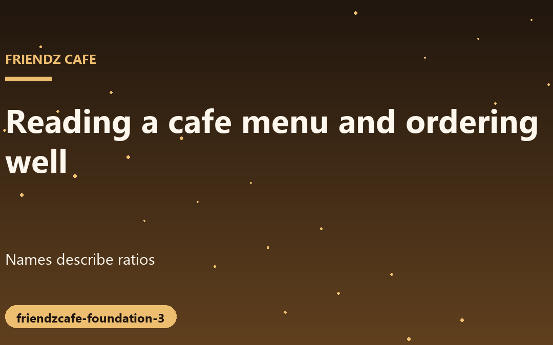 Decoding Modern Cafe Menus to Order With Total Confidence