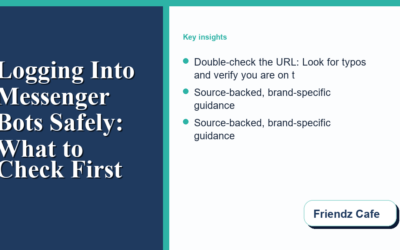 Logging Into Messenger Bots Safely: What to Check First